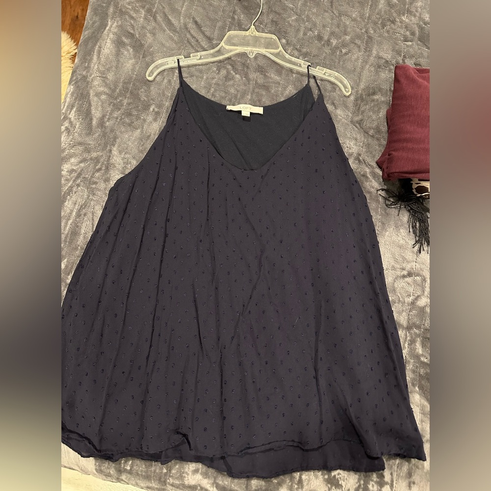 Loft navy top size large